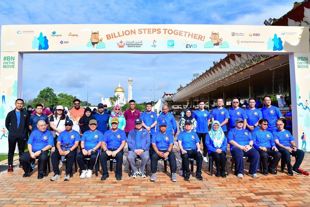 The 1 Billion Steps challenge was launched on Sunday